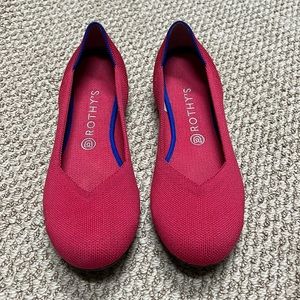 Pink Rothy’s - worn once